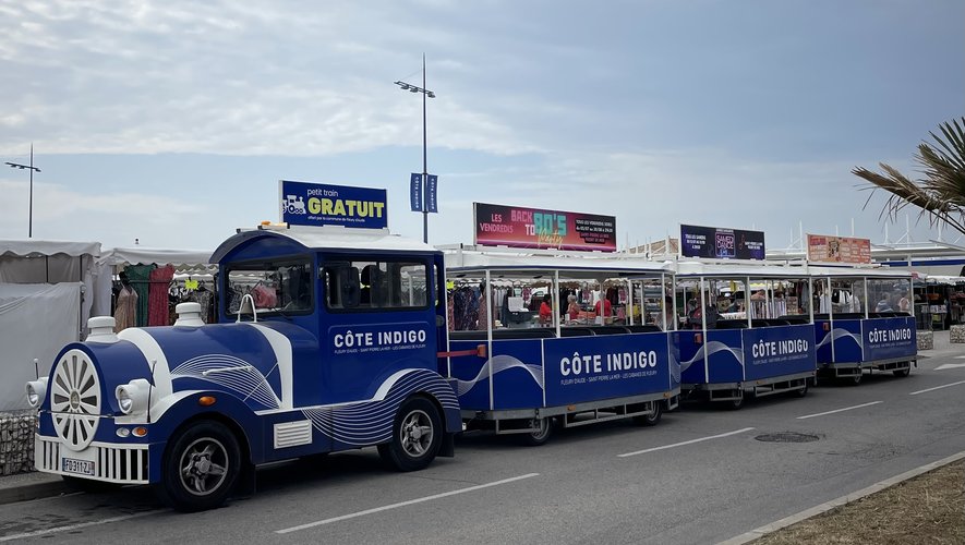 Le petit train gratuit Côte Indigo de Saint-Pierre-la-Mer
